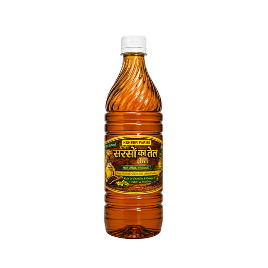 Black Mustard Oil 1 Ltr – Kitchen Pack
