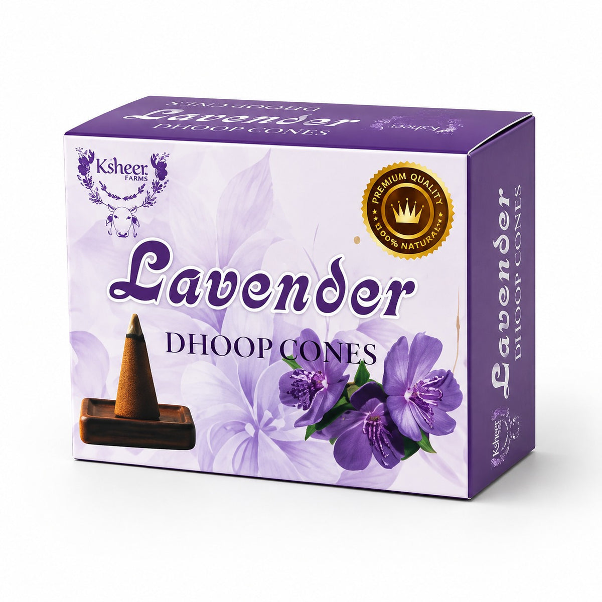 Lavender Dhoop Cones