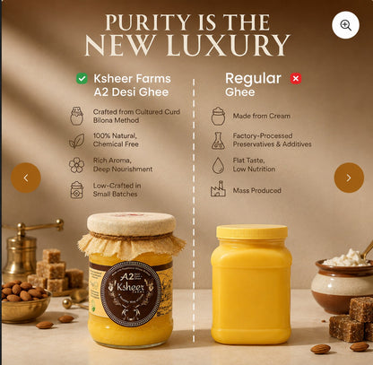 250 Gm – A2 Gir Cow Ghee (Trial Jar)